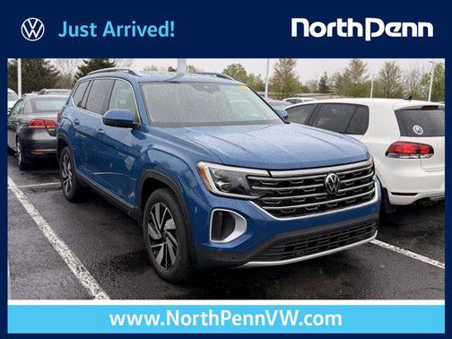 Mountain Lake Blue Metallic 2025 Volkswagen Atlas 2.0T SEL