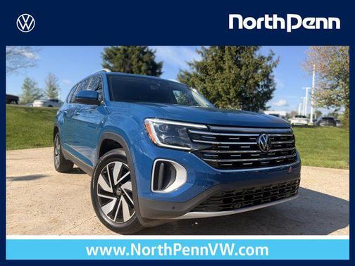 Mountain Lake Blue Metallic 2025 Volkswagen Atlas 2.0T SEL