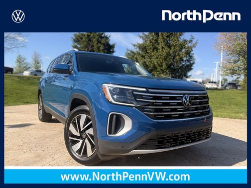 Mountain Lake Blue Metallic 2025 Volkswagen Atlas 2.0T SEL