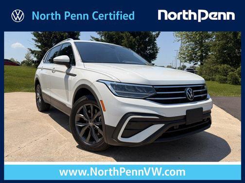 White 2022 Volkswagen Tiguan 2.0T SE 4MOTION