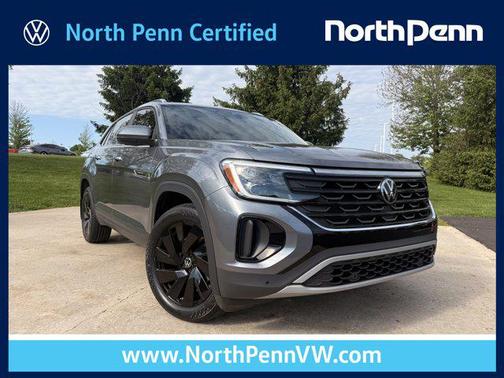 Platinum Gray Metallic 2024 Volkswagen Atlas Cross Sport 2.0T SE w/Technology 4MOTION