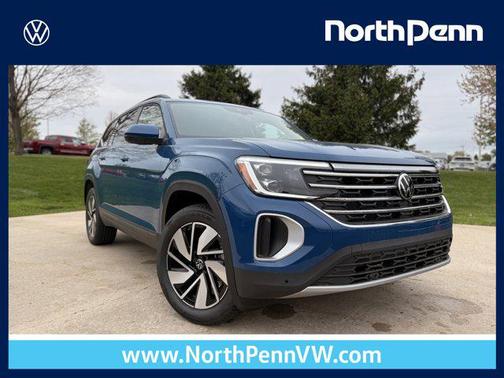 Mountain Lake Blue Metallic 2026 Volkswagen Atlas 2.0T SE w/Technology 4MOTION