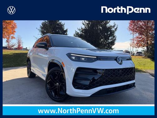 Opal White w/Deep Black Roof 2026 Volkswagen Tiguan 2.0T SE R-Line Black 4MOTION