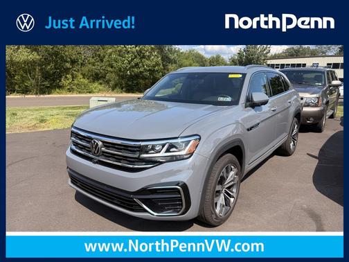 Gray 2023 Volkswagen Atlas Cross Sport 3.6L V6 SEL Premium R-Line