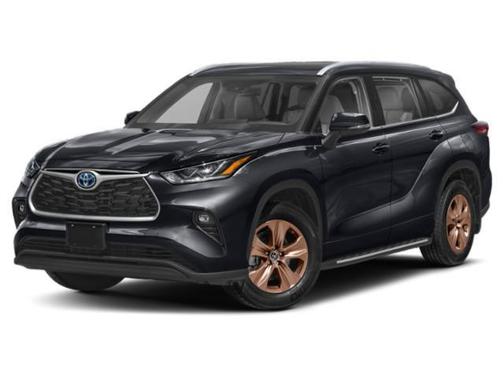 Black 2023 Toyota Highlander Hybrid XLE