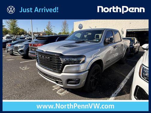 Billet Silver Metallic Clearcoat 2025 RAM 1500 Laramie