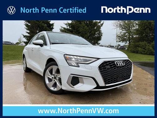 Glacier White Metallic 2023 Audi A3 Premium