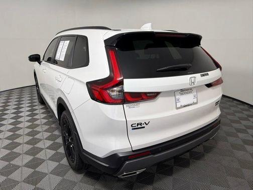 Platinum White Pearl 2026 Honda CR-V Hybrid Sport Touring