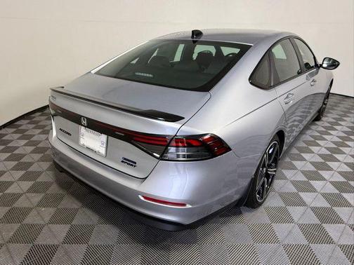 Solar Silver Metallic 2026 Honda Accord Hybrid Sport