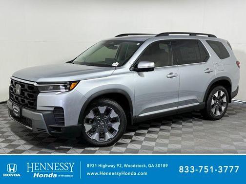 Solar Silver Metallic 2026 Honda Pilot Elite