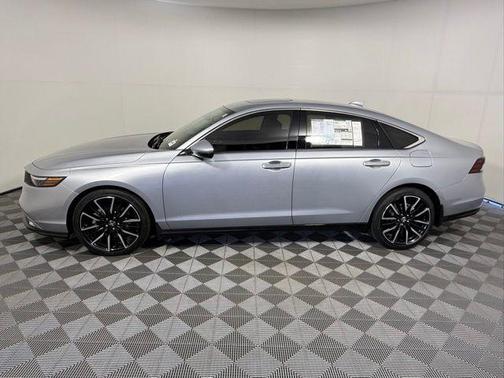 Solar Silver Metallic 2026 Honda Accord Hybrid Touring