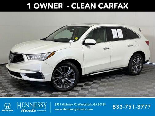 White Diamond Pearl 2019 Acura MDX 3.5L w/Technology Package