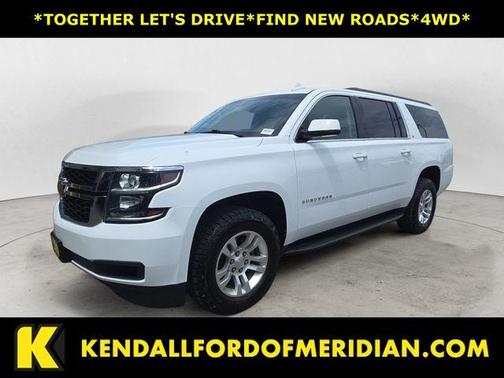 Summit White 2019 Chevrolet Suburban LT
