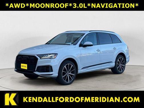 Glacier White Metallic 2023 Audi Q7 55 Premium Plus