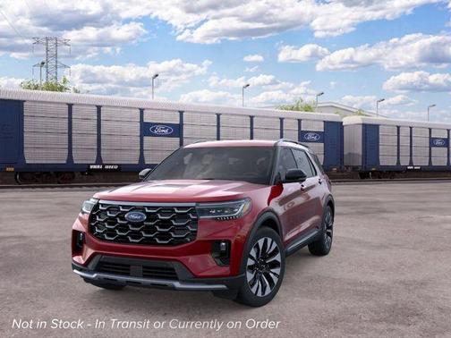 Rapid Red Metallic Tinted Clearcoat 2026 Ford Explorer Platinum