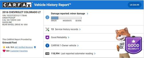 2016 Chevrolet Colorado LT