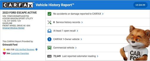 2023 Ford Escape Active