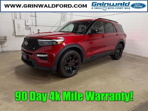 Rapid Red Metallic Tinted Clearcoat 2020 Ford Explorer ST