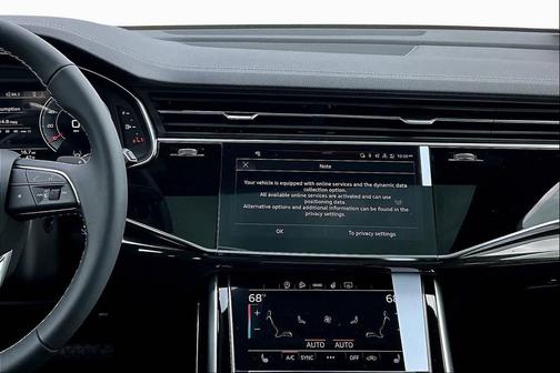 Glacier White m 2026 Audi Q7 45 Premium
