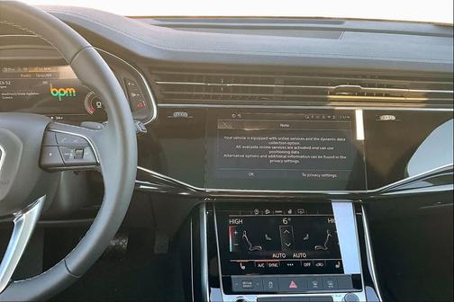 Mythos Black Metallic 2026 Audi Q7 45 Premium