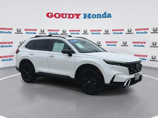 Platinum White Pearl 2023 Honda CR-V Hybrid Sport Touring AWD