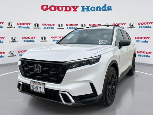 Platinum White Pearl 2023 Honda CR-V Hybrid Sport Touring AWD
