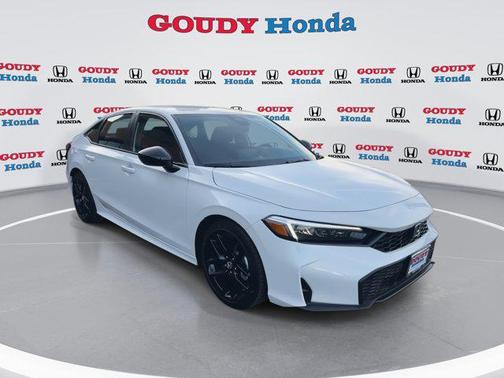 Platinum White Pearl 2026 Honda Civic Sport