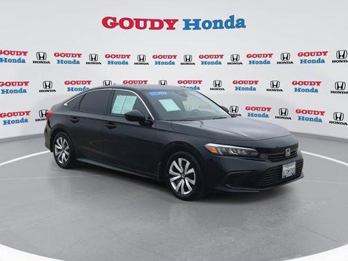 Crystal Black Pearl 2022 Honda Civic LX