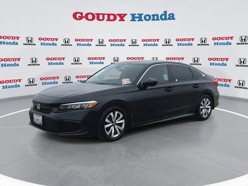 Crystal Black Pearl 2022 Honda Civic LX