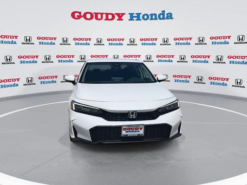 Platinum White Pearl 2026 Honda Civic LX