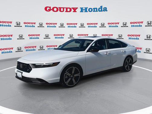 Platinum White Pearl 2025 Honda Accord Hybrid Sport