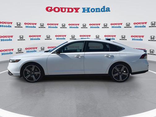 Platinum White Pearl 2025 Honda Accord Hybrid Sport