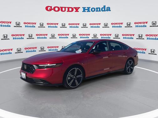 Radiant Red Metallic 2024 Honda Accord Hybrid Sport