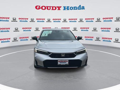 Solar Silver Metallic 2026 Honda Civic Hybrid Sport