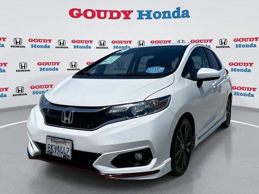 Platinum White Pearl 2019 Honda Fit Sport