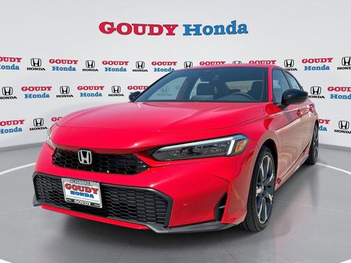 Rallye Red 2026 Honda Civic Hybrid Sport Touring