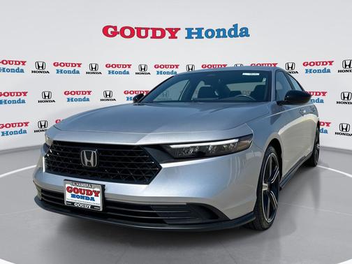 Solar Silver Metallic 2026 Honda Accord Hybrid Sport