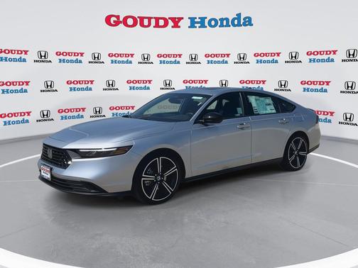 Solar Silver Metallic 2026 Honda Accord Hybrid Sport