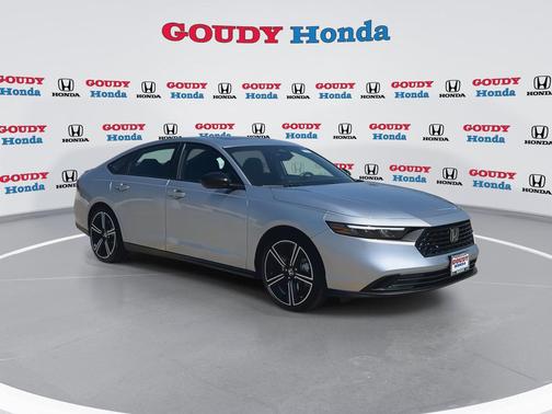 Solar Silver Metallic 2026 Honda Accord Hybrid Sport