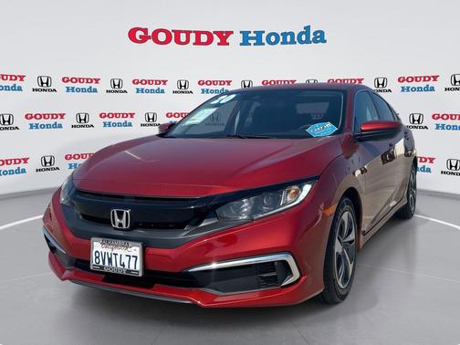 Molten Lava Pearl 2020 Honda Civic LX