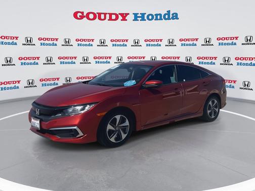 Molten Lava Pearl 2020 Honda Civic LX