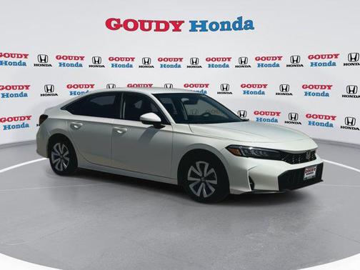 Platinum White Pearl 2026 Honda Civic LX