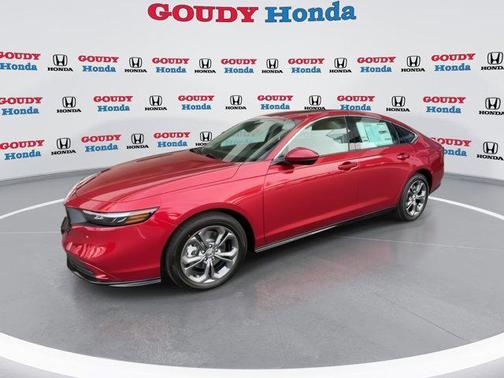 Radiant Red Metallic 2026 Honda Accord Hybrid EX-L