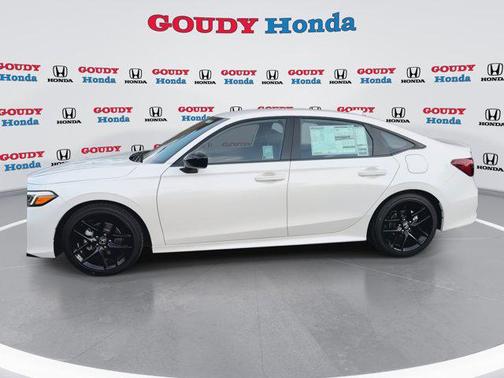 Platinum White Pearl 2026 Honda Civic Sport