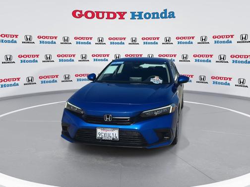 Aegean Blue Metallic 2023 Honda Civic LX