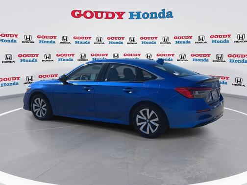Aegean Blue Metallic 2023 Honda Civic LX