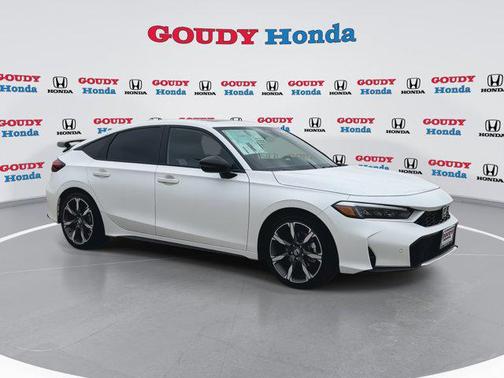 Platinum White Pearl 2026 Honda Civic Hybrid Sport Touring