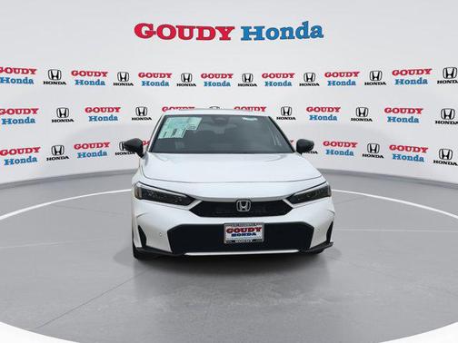 Platinum White Pearl 2026 Honda Civic Hybrid Sport Touring