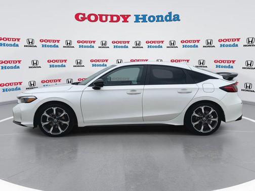 Platinum White Pearl 2026 Honda Civic Hybrid Sport Touring