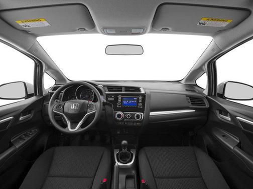 White 2017 Honda Fit LX